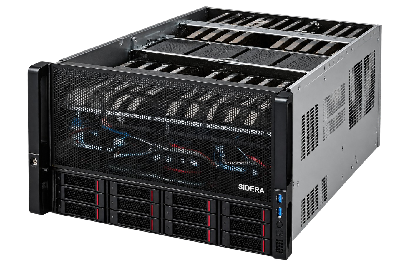 SIDERA SR-X6-2S-8U12-16G high-density AI server