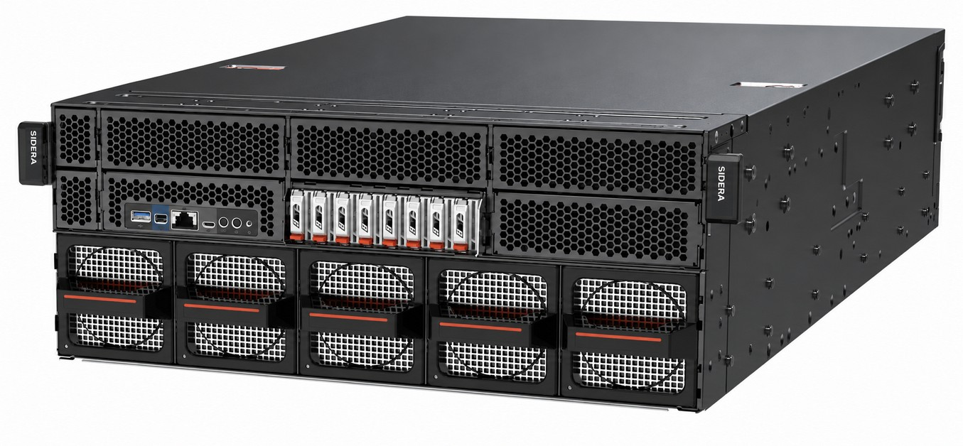 Rear view of the SIDERA RTX PRO 6000 Blackwell compute node